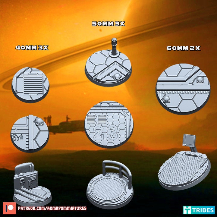 Spaceport / Interstellar Station Miniature Bases