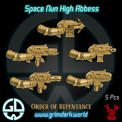 a bunch of guns that are in the shape of a peace sign