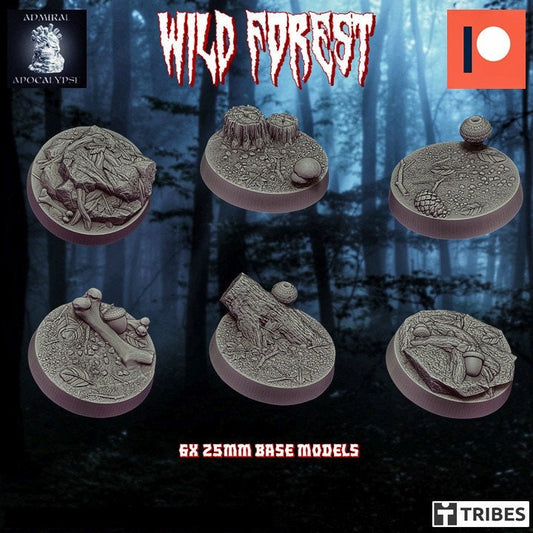 Wild Forest / Haunted Jungle Miniature Bases