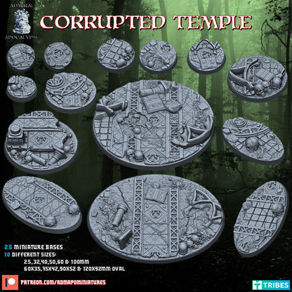 Corrupted Temple / Voodoo Miniature Bases