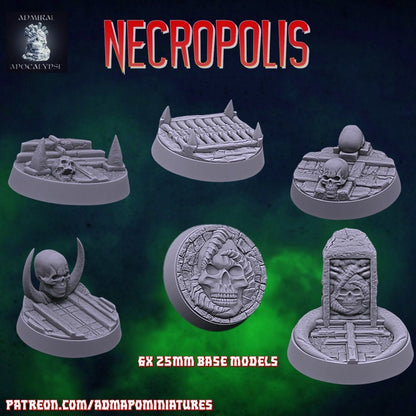 Necronomicon / Necropolis Miniature Bases