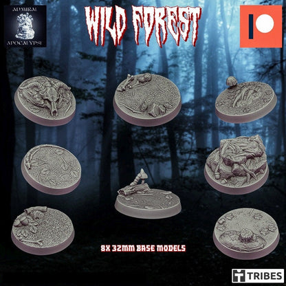 Wild Forest / Haunted Jungle Miniature Bases