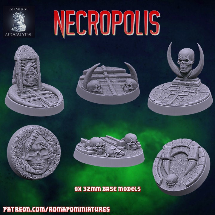 Necronomicon / Necropolis Miniature Bases