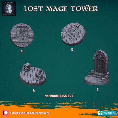 Lost / Warped Magic Tower Miniature Bases