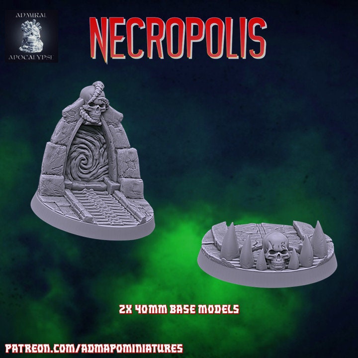 Necronomicon / Necropolis Miniature Bases