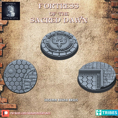 Space Fortress of the Sacred Dawn Miniature Bases