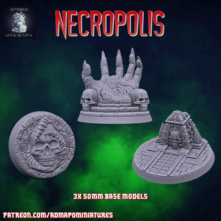 Necronomicon / Necropolis Miniature Bases