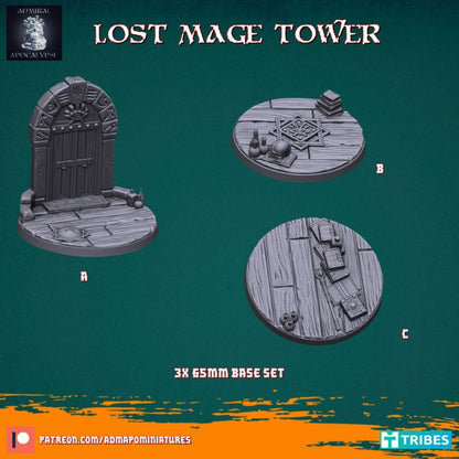 Lost / Warped Magic Tower Miniature Bases