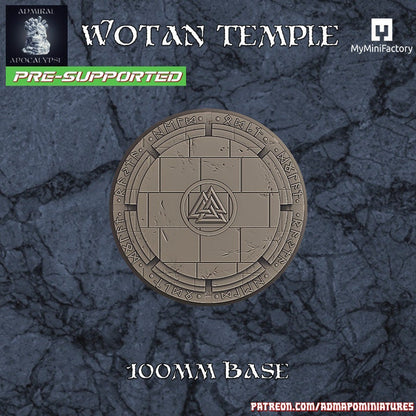 Wotan Temple / Space Dwarf Miniature Bases