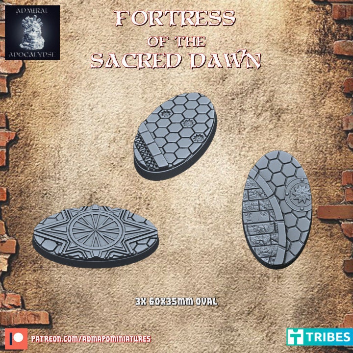 Space Fortress of the Sacred Dawn Miniature Bases