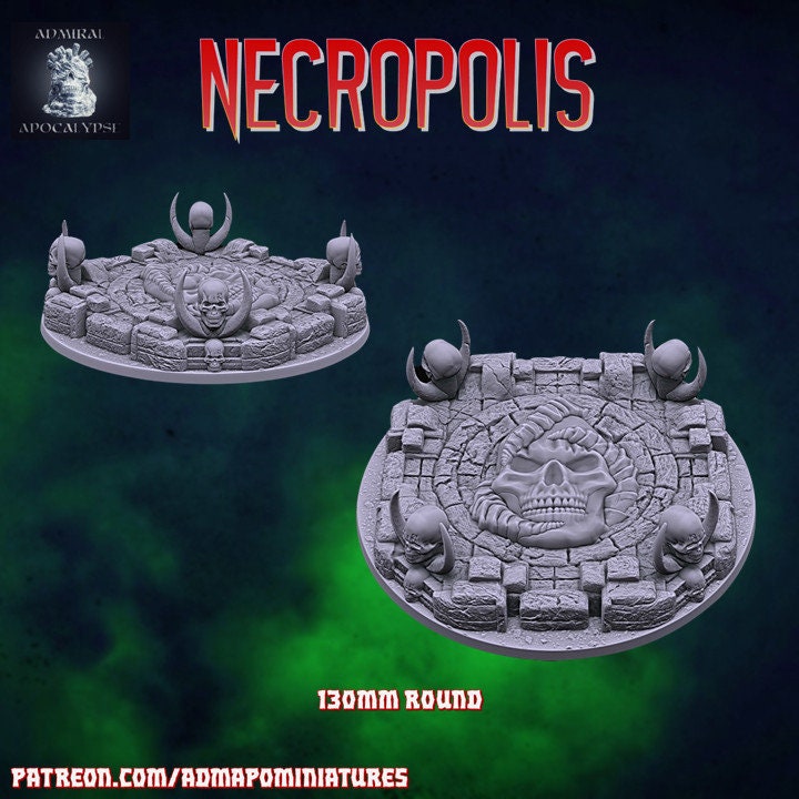 Necronomicon / Necropolis Miniature Bases