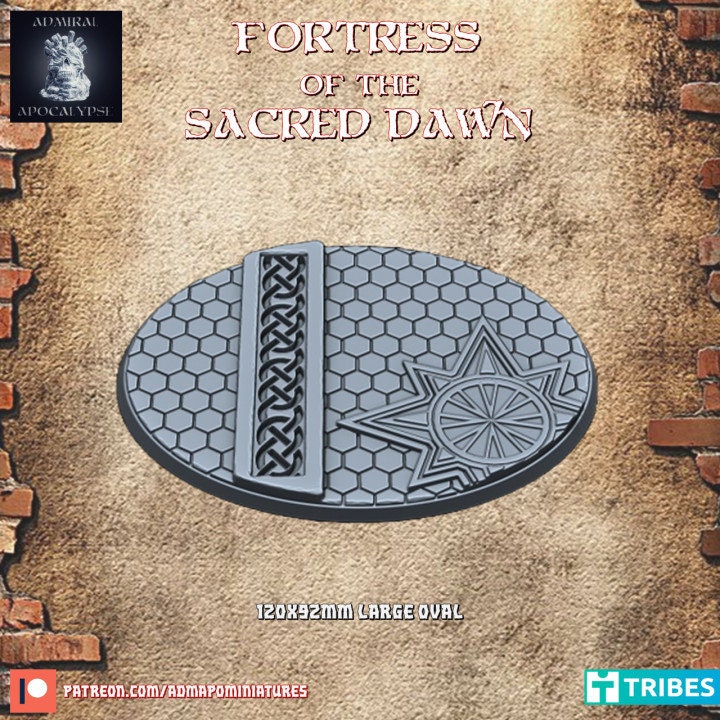 Space Fortress of the Sacred Dawn Miniature Bases