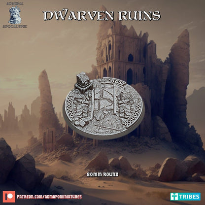 Dwarven Ruins / Mountain City Miniature Bases