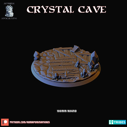 Crystal Cave / Dwarven Mines Miniature Bases