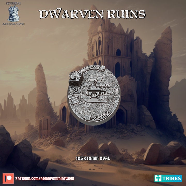 Dwarven Ruins / Mountain City Miniature Bases