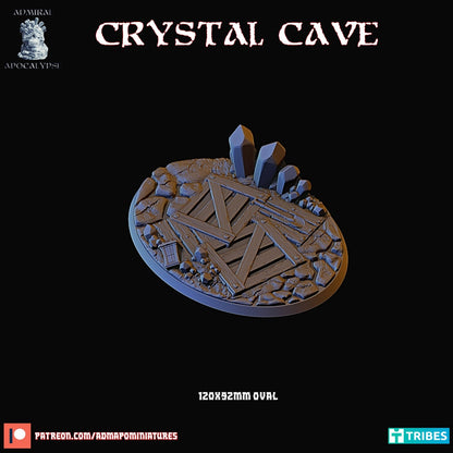 Crystal Cave / Dwarven Mines Miniature Bases