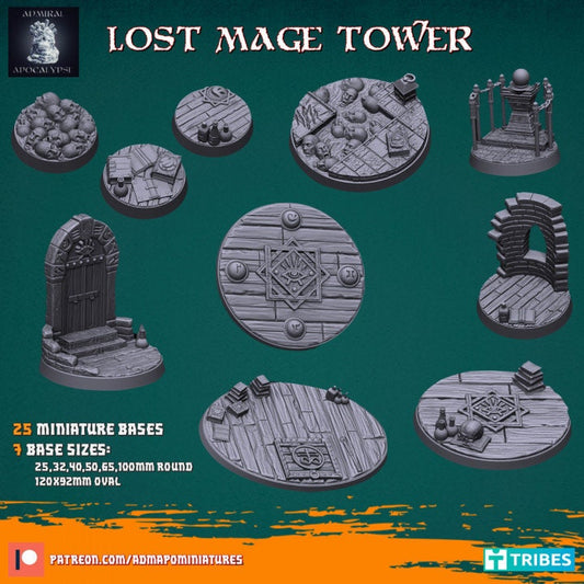 Lost / Warped Magic Tower Miniature Bases