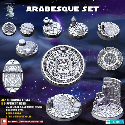 Arabian Nights / Desert Clans Miniature Bases