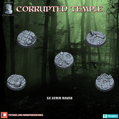 Corrupted Temple / Voodoo Miniature Bases