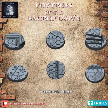 Space Fortress of the Sacred Dawn Miniature Bases