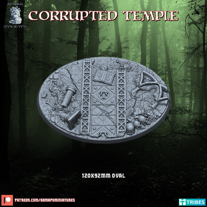 Corrupted Temple / Voodoo Miniature Bases