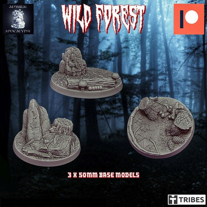 Wild Forest / Haunted Jungle Miniature Bases