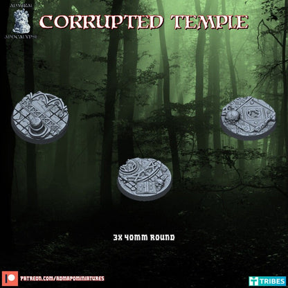 Corrupted Temple / Voodoo Miniature Bases