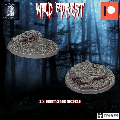 Wild Forest / Haunted Jungle Miniature Bases