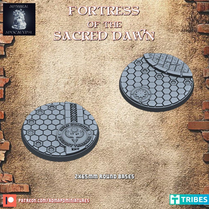 Space Fortress of the Sacred Dawn Miniature Bases