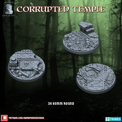 Corrupted Temple / Voodoo Miniature Bases