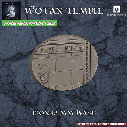 Wotan Temple / Space Dwarf Miniature Bases