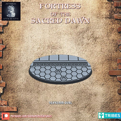 Space Fortress of the Sacred Dawn Miniature Bases