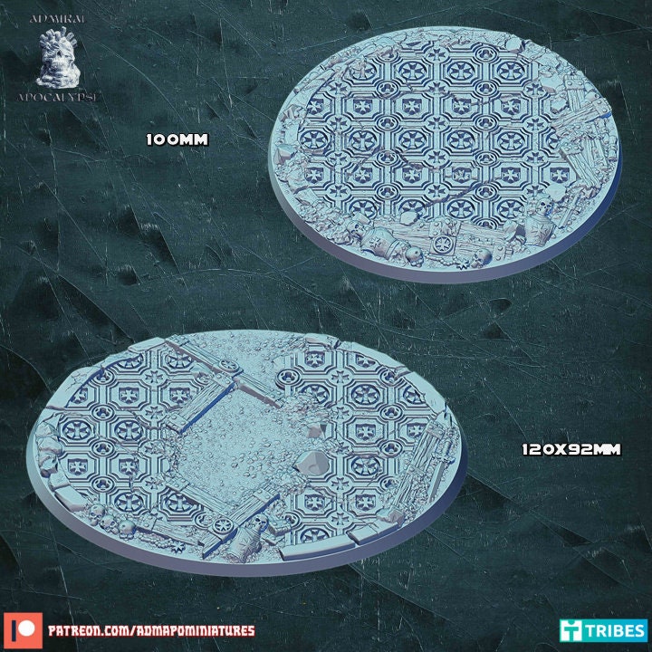 a picture of two plates with designs on them