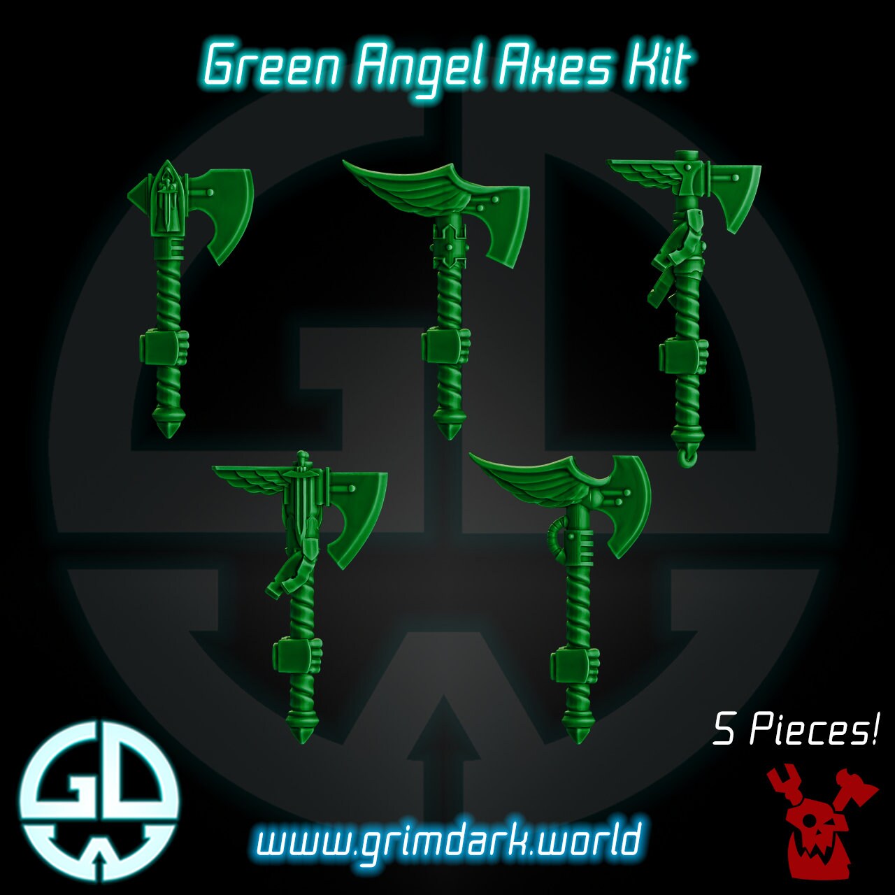 the green angel ries kit includes 5 pieces